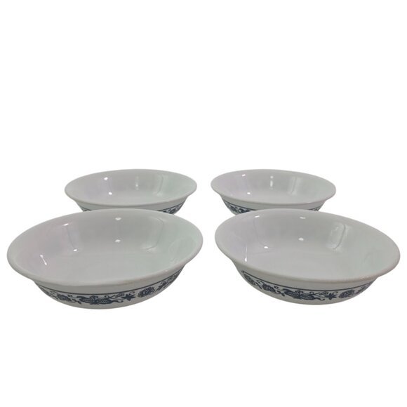 Corelle Old Town Blue 5 3/8" Collectible Berry Dessert Bowls - Set of 4 - Picture 1 of 16